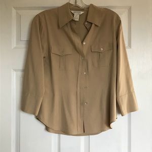 Allison Taylor Silk Button Up Shirt
